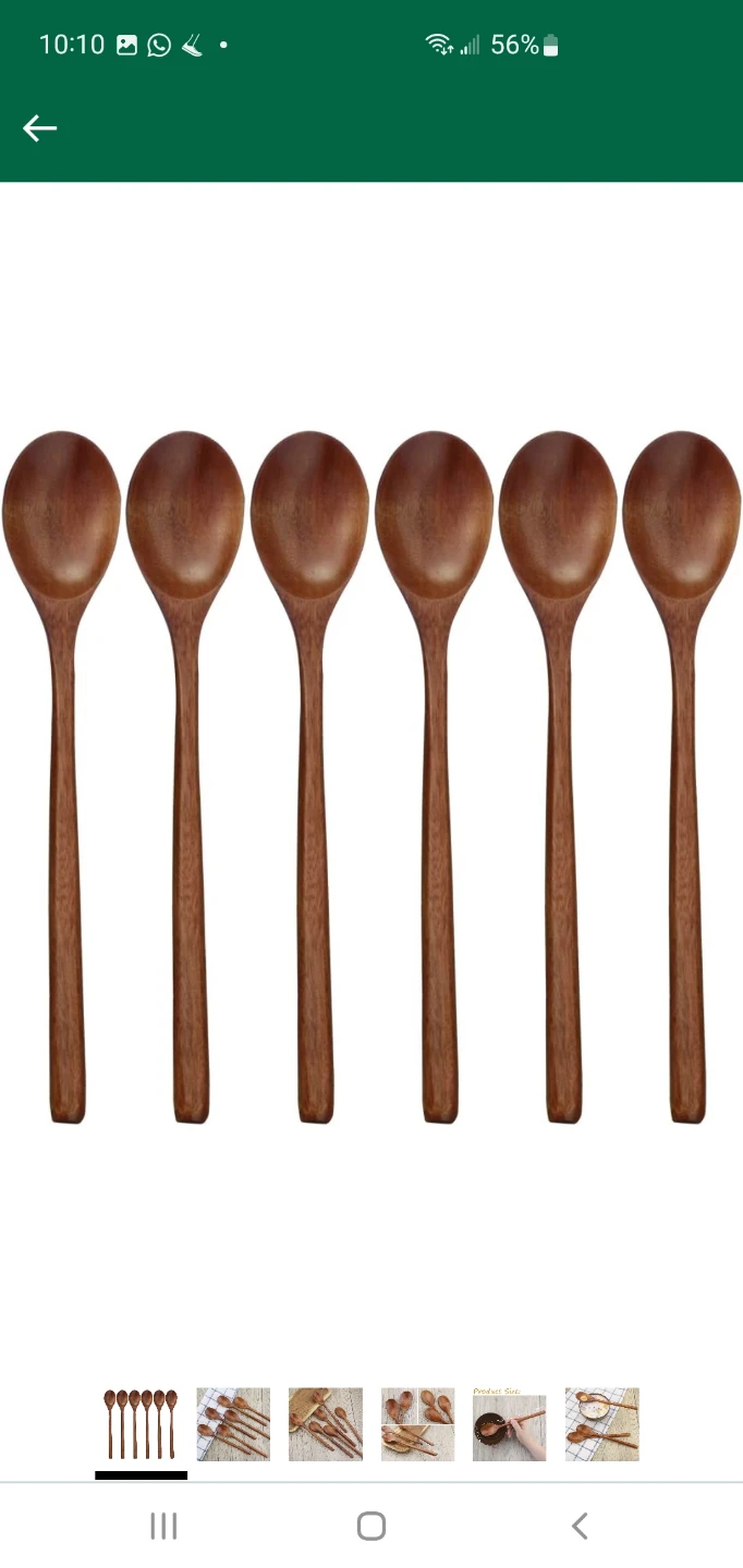 Set of 6 Wooden Spoons - photo 2