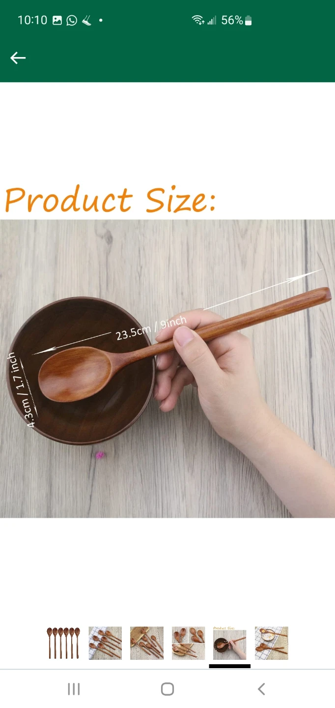 Set of 6 Wooden Spoons - photo 3