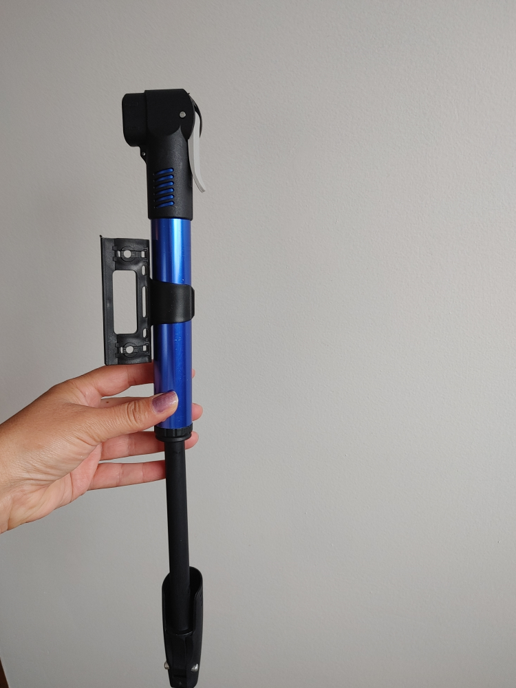 Blue Bicycle Pump with Mount new - photo 2