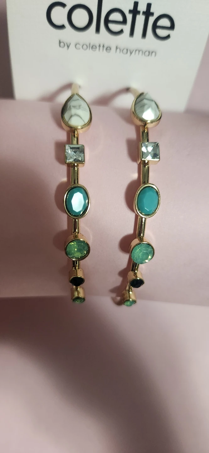 # 7 Gold-tone Hoops Earrings - photo 2