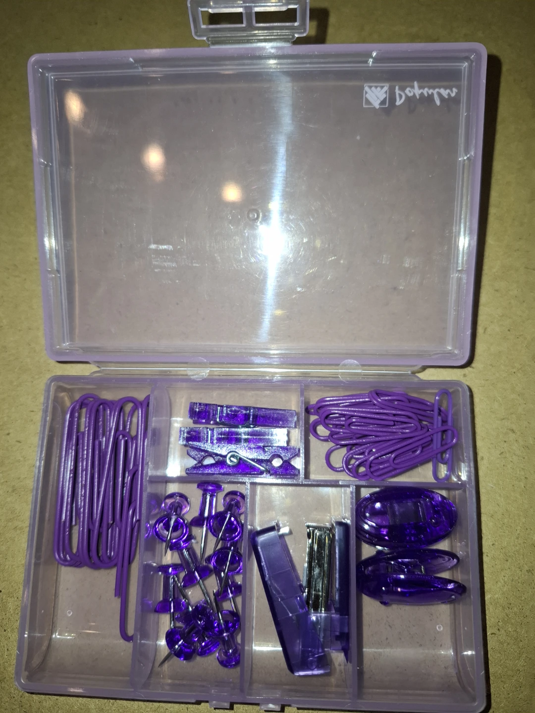 Purple Stationery Organizer Kit - photo 2
