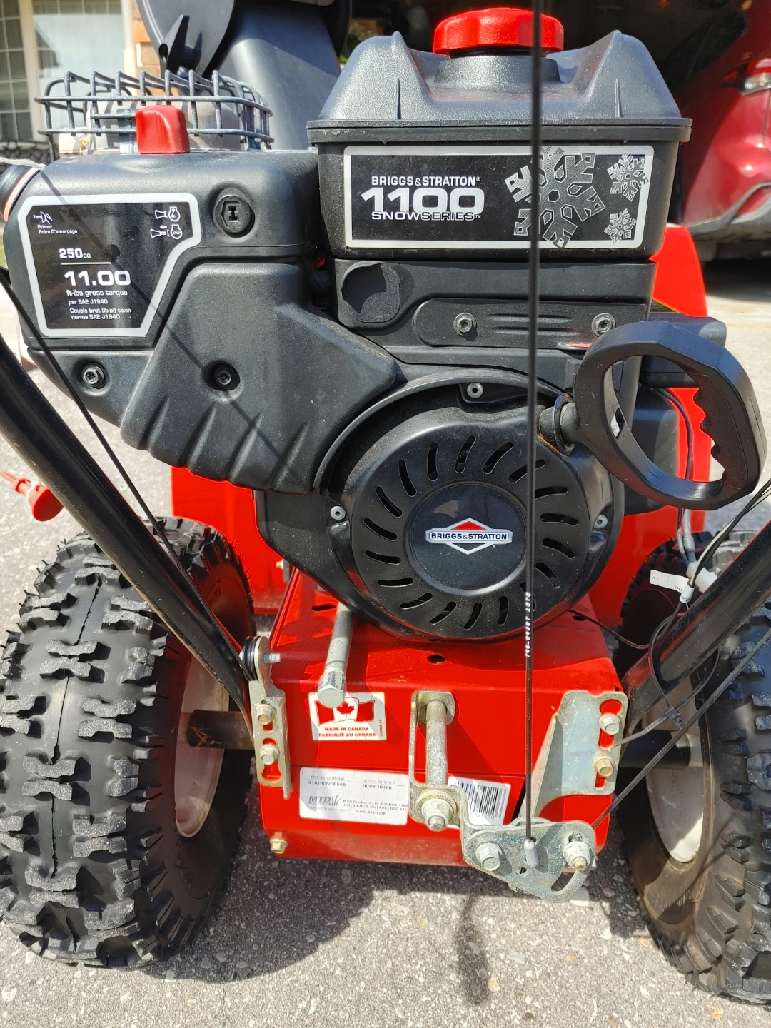 MTD snowblower, needs repair.
