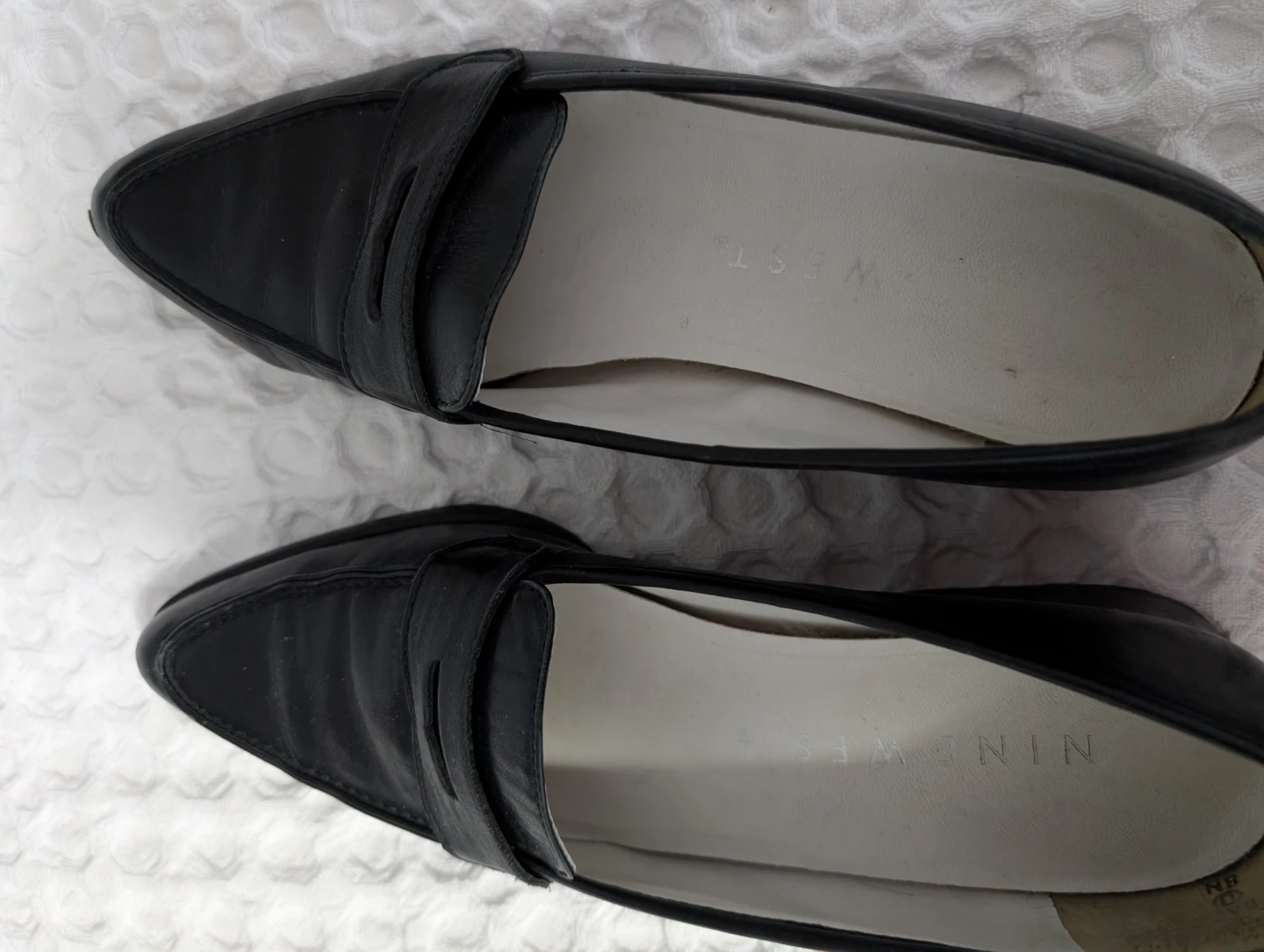 Nine West Black Leather Loafersfor - photo 2