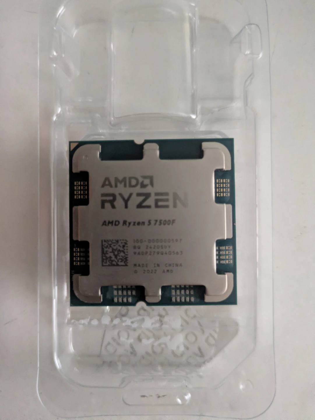 Ryzen 5 7500F CPU – $160