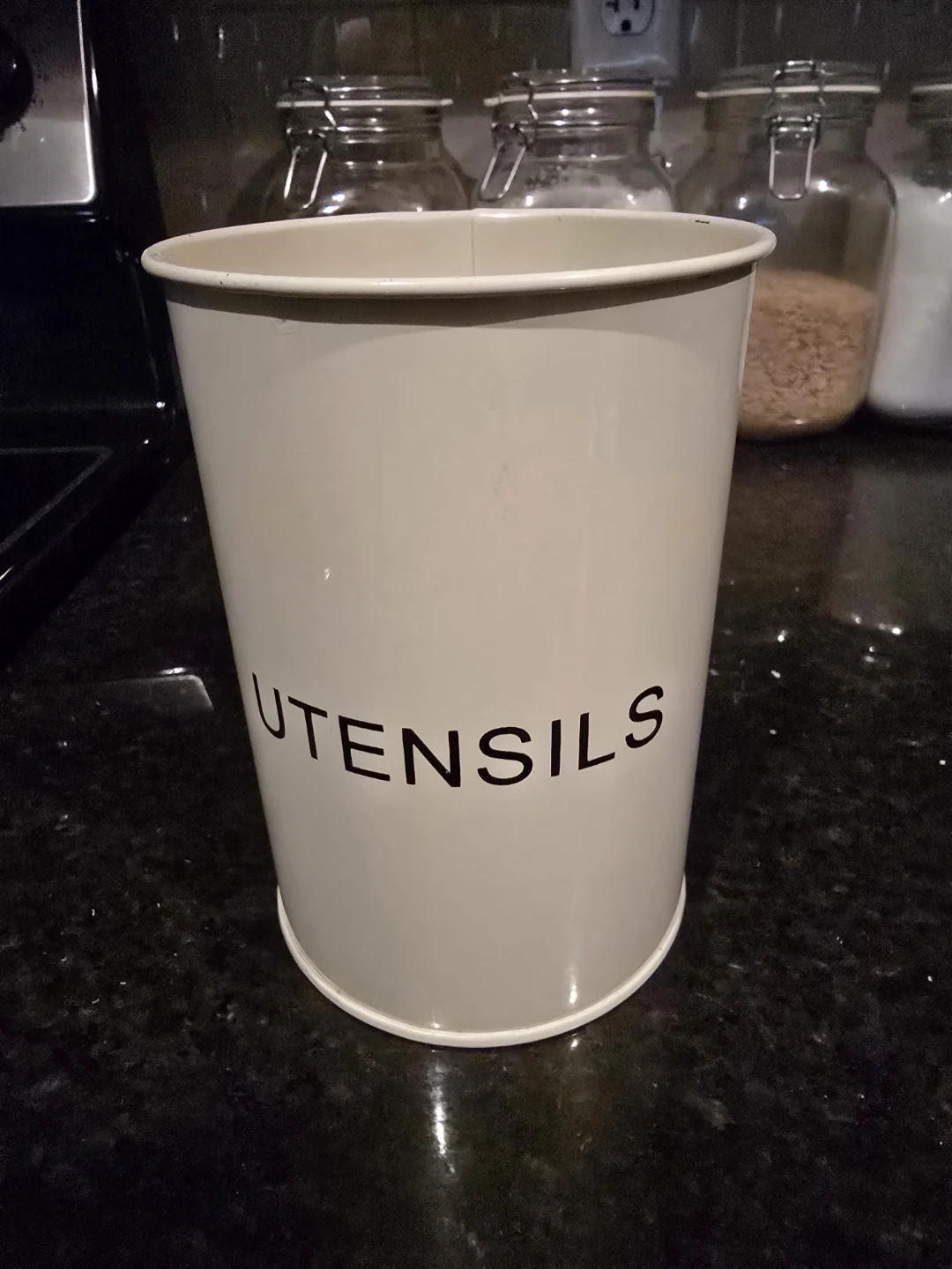 Cream Utensil Holder