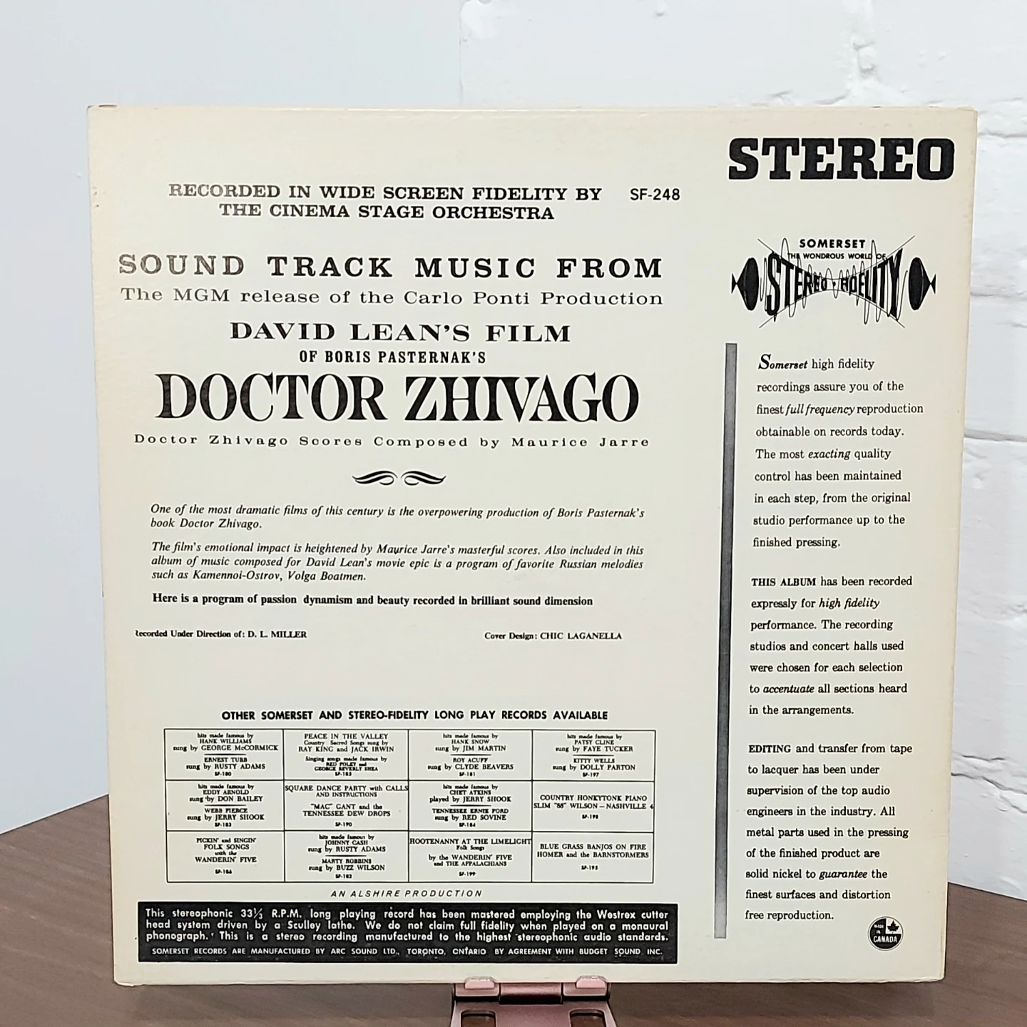 trade or $1 — Doctor Zhivago vinyl record - photo 3