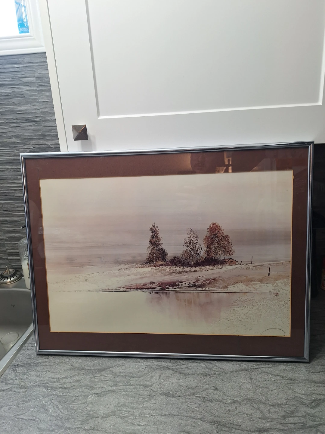 Framed Landscape Painting