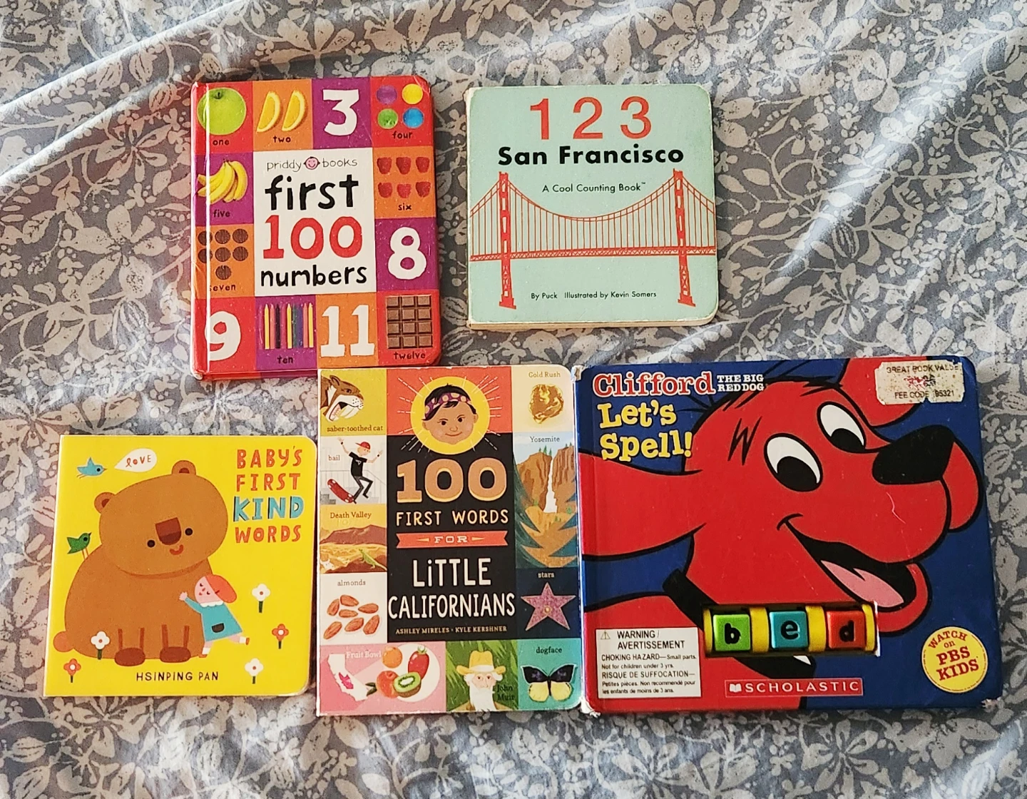 Words and number Board Books 🌱