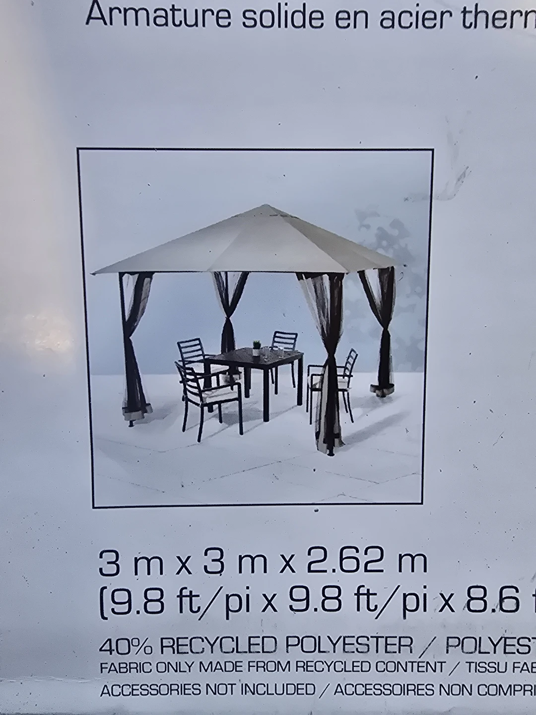 Gazebo Canopy 3m x 3m