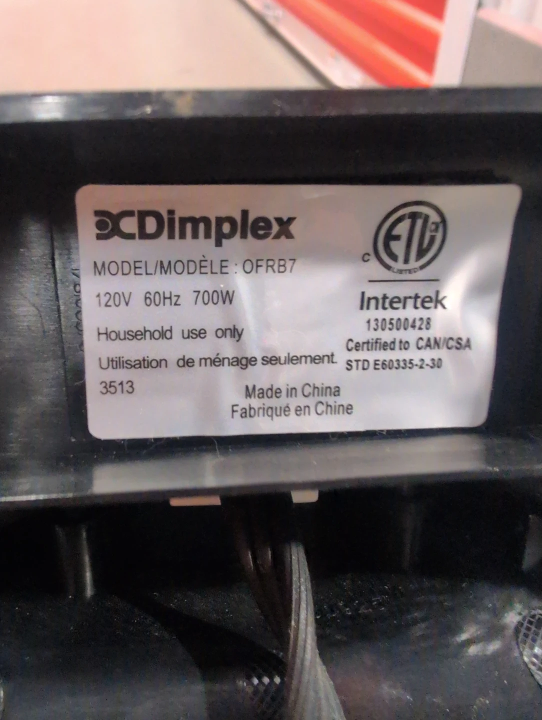 Dimplex OFRB7  Radiator Heater - photo 4