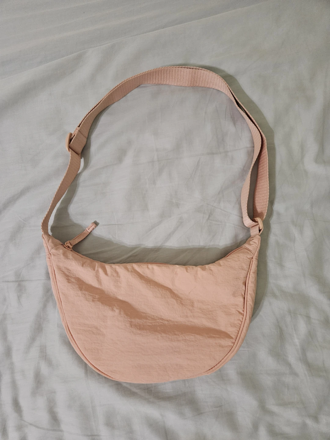 UNIQLO Pink Crescent Shoulder Bag
