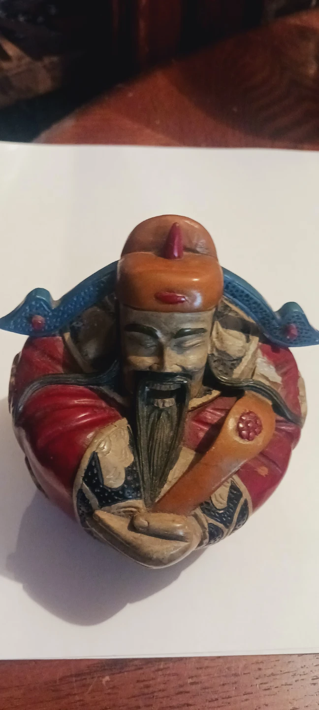 Antique Collectible Asian Carved Stone Figurine - photo 2
