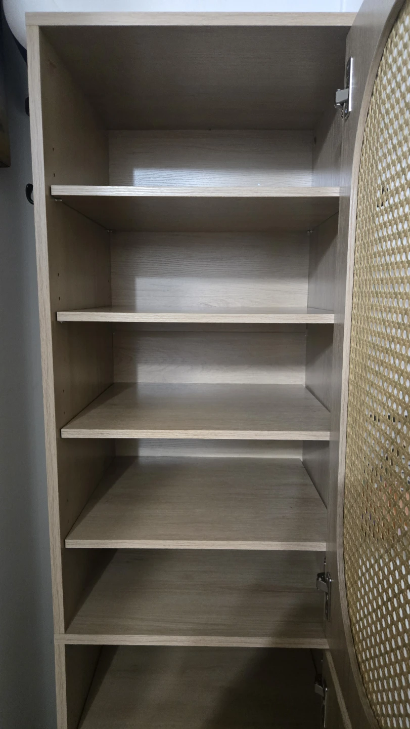 Tall Storage Cabinet with Cane Doors - photo 4