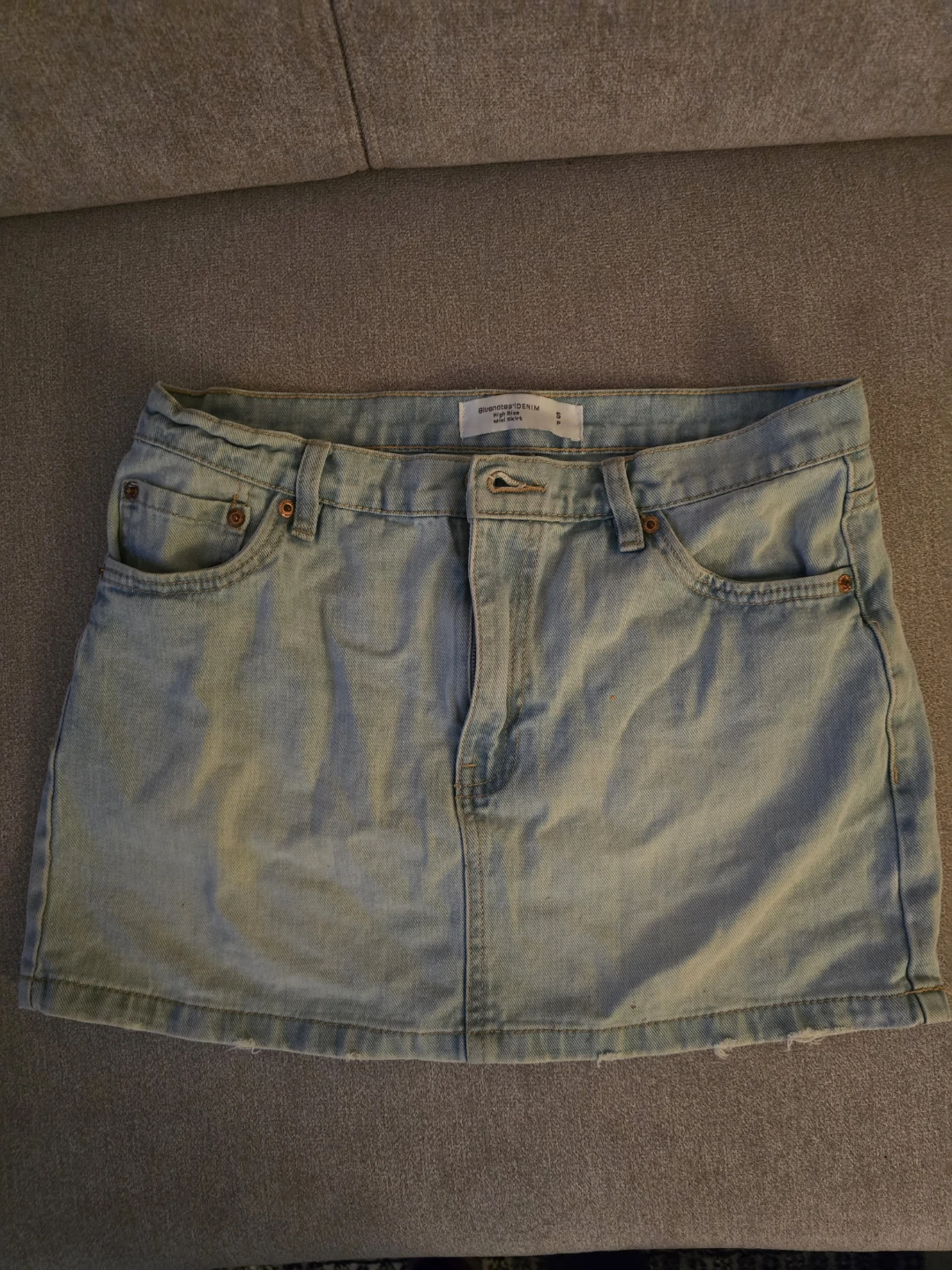 Bluenotes DENIM High Rise Mini Skirt
