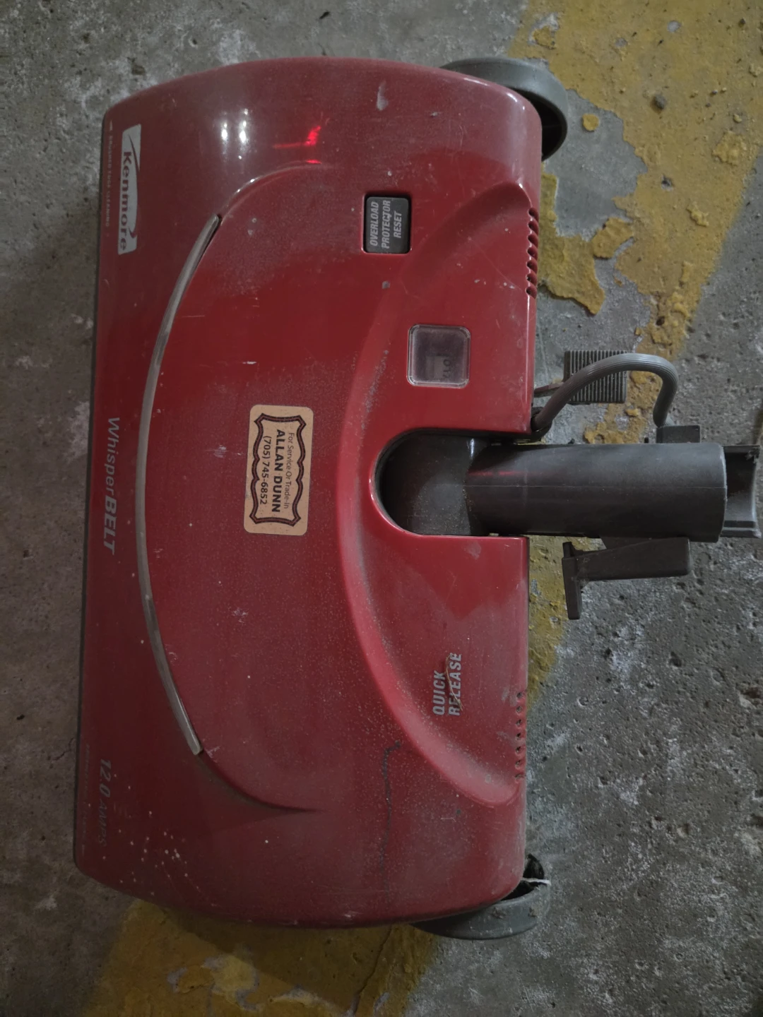 Kenmore Whisper Belt Vacuum Cleaner - photo 3