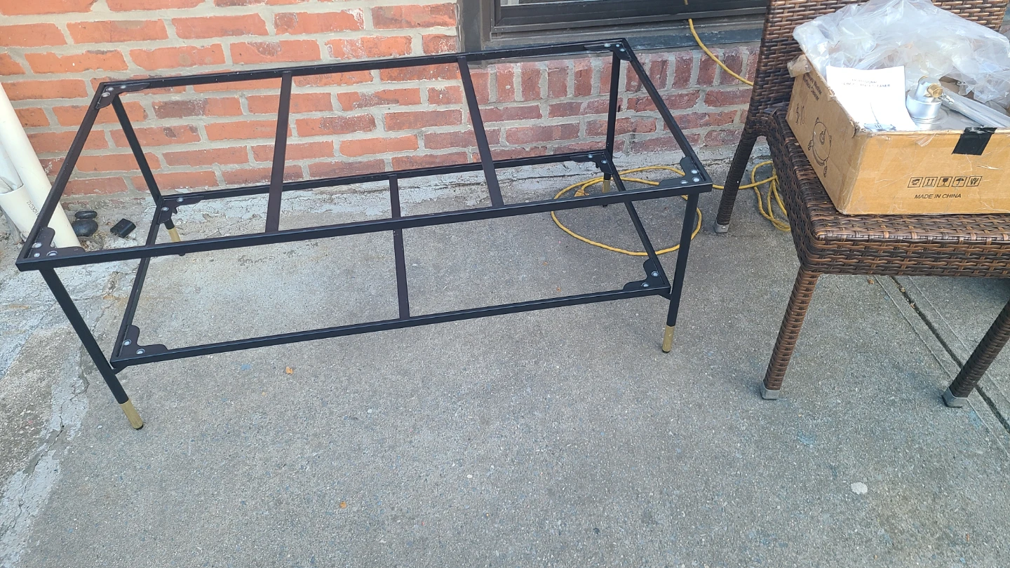 Black Metal Coffee Table Frame