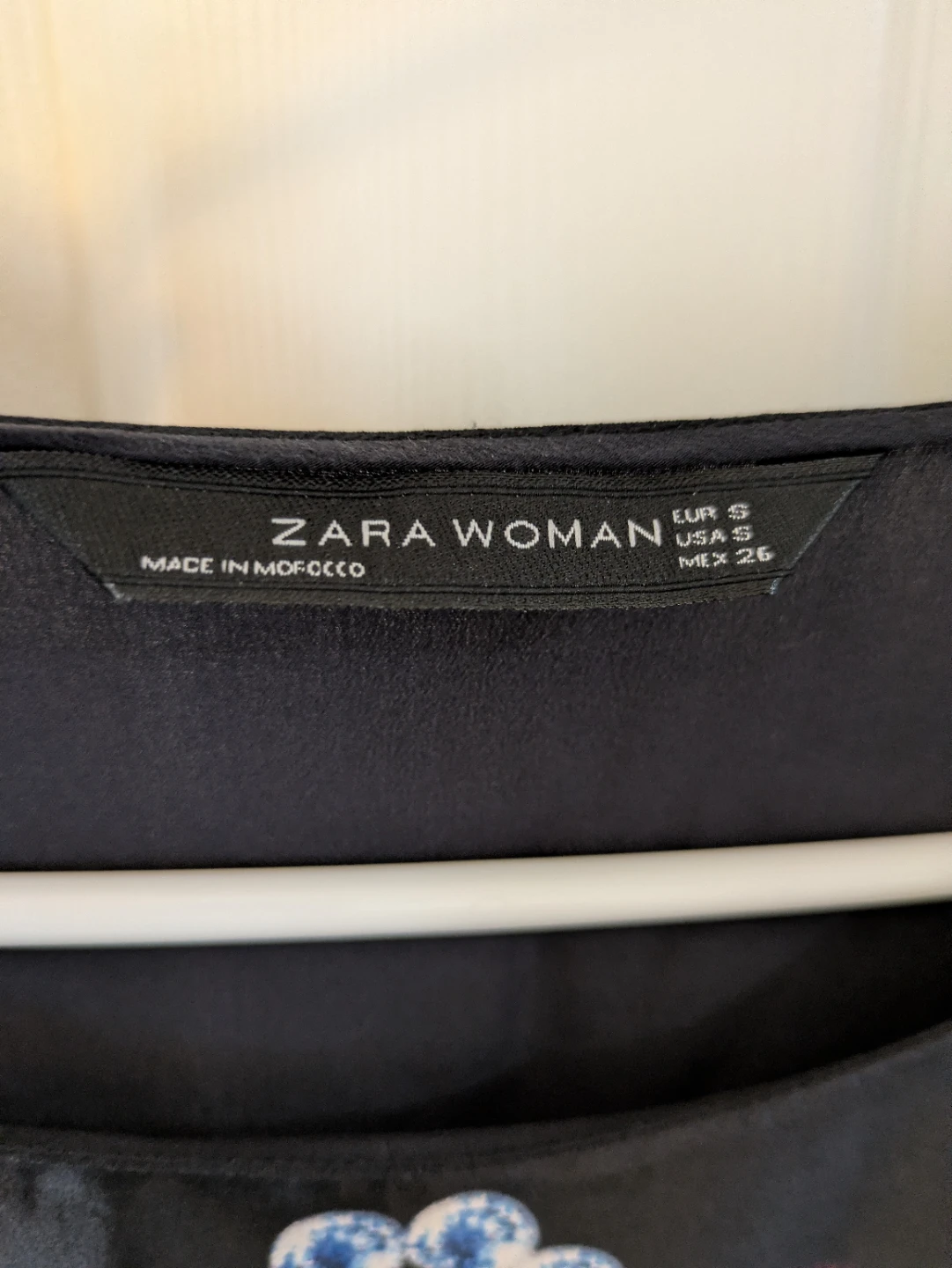 Zara Woman Black Silk Blouse Size S - photo 2
