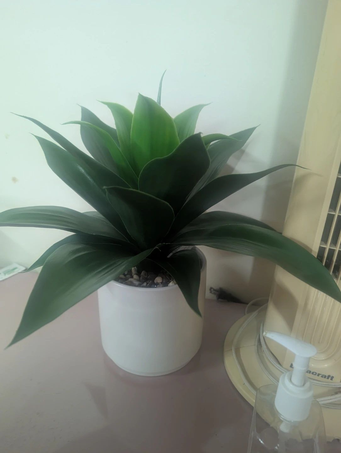 Artificial Agave Plant in White Pot - photo 2