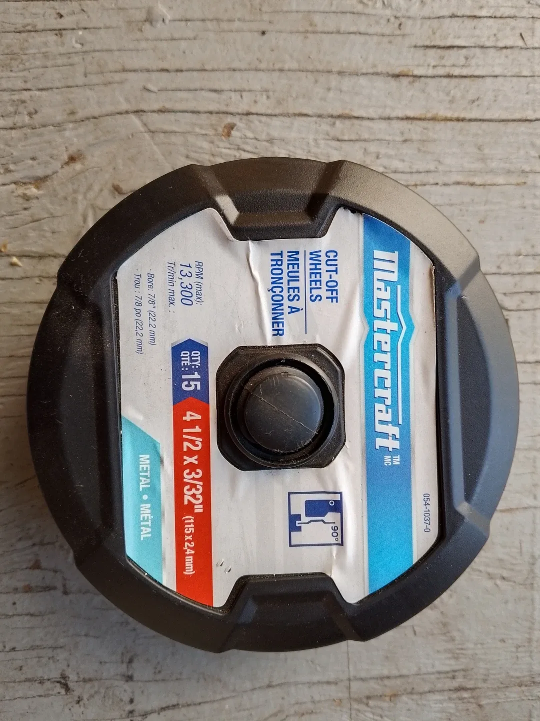 Mastercraft Cut-Off Wheels 4 1/2" x 3/32" (15 pk)