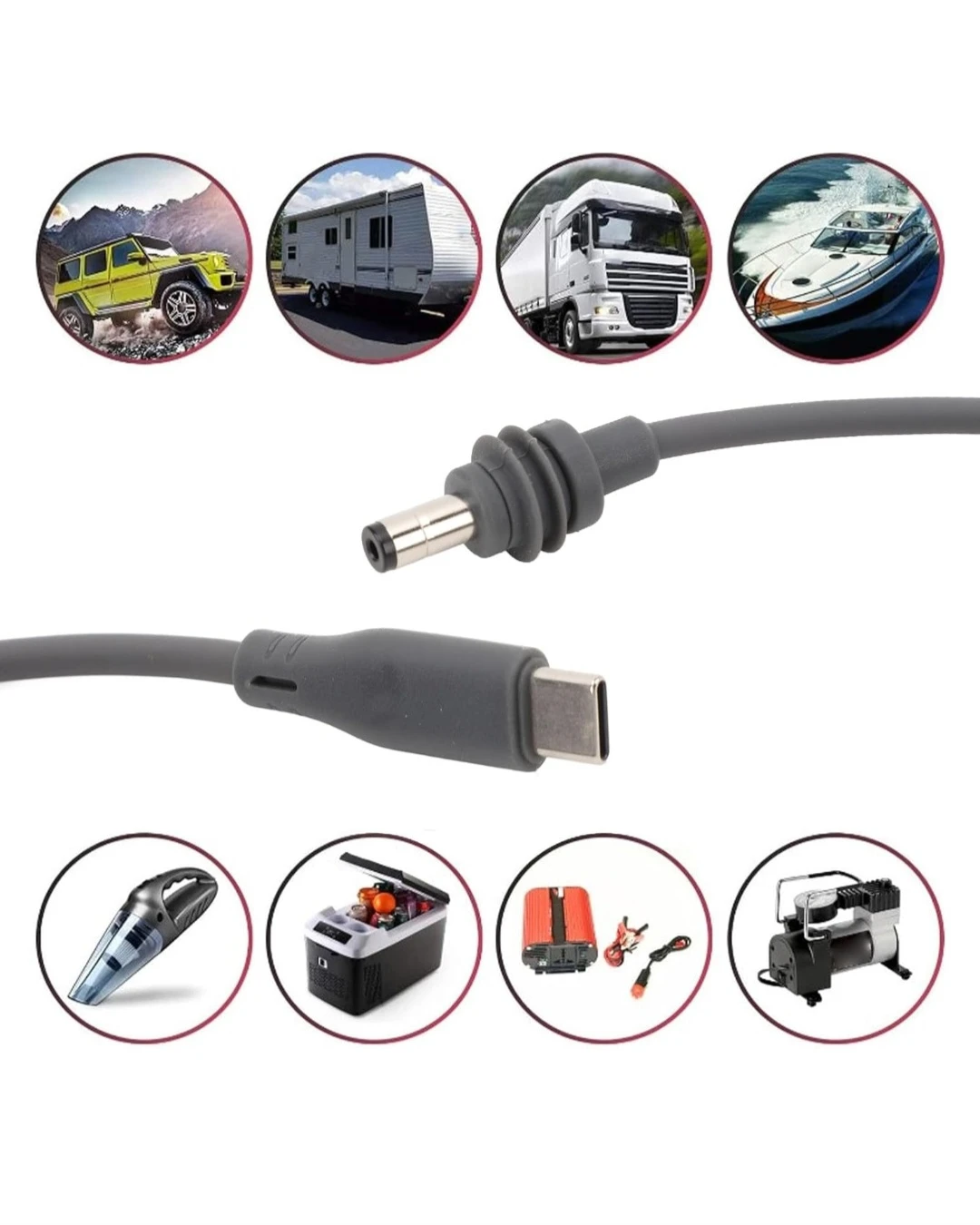 Starlink-DC to USB-C Charging Cable 4 meters