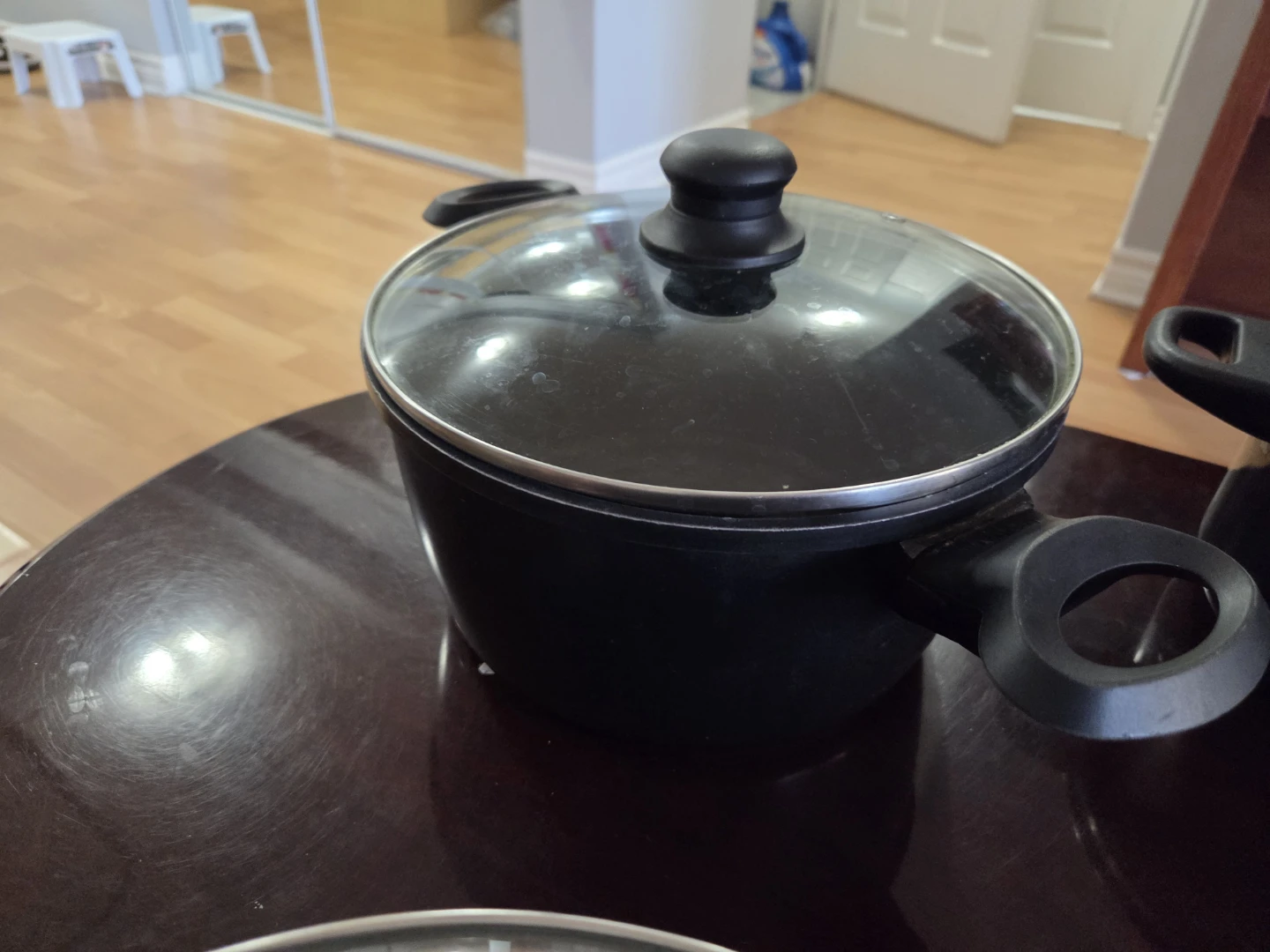 Set of 5 Black Pots and Pans - photo 2