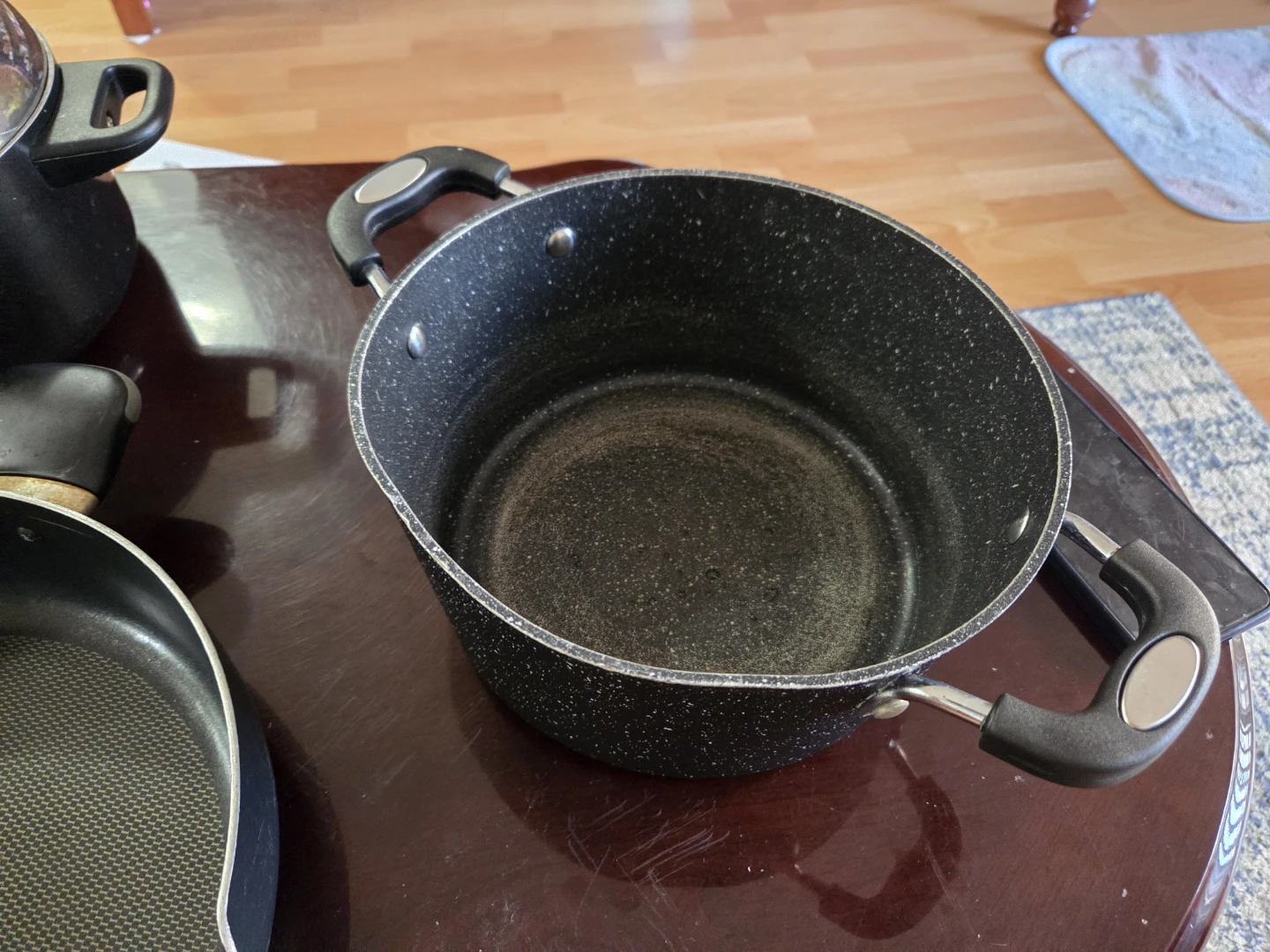 Set of 5 Black Pots and Pans - photo 5