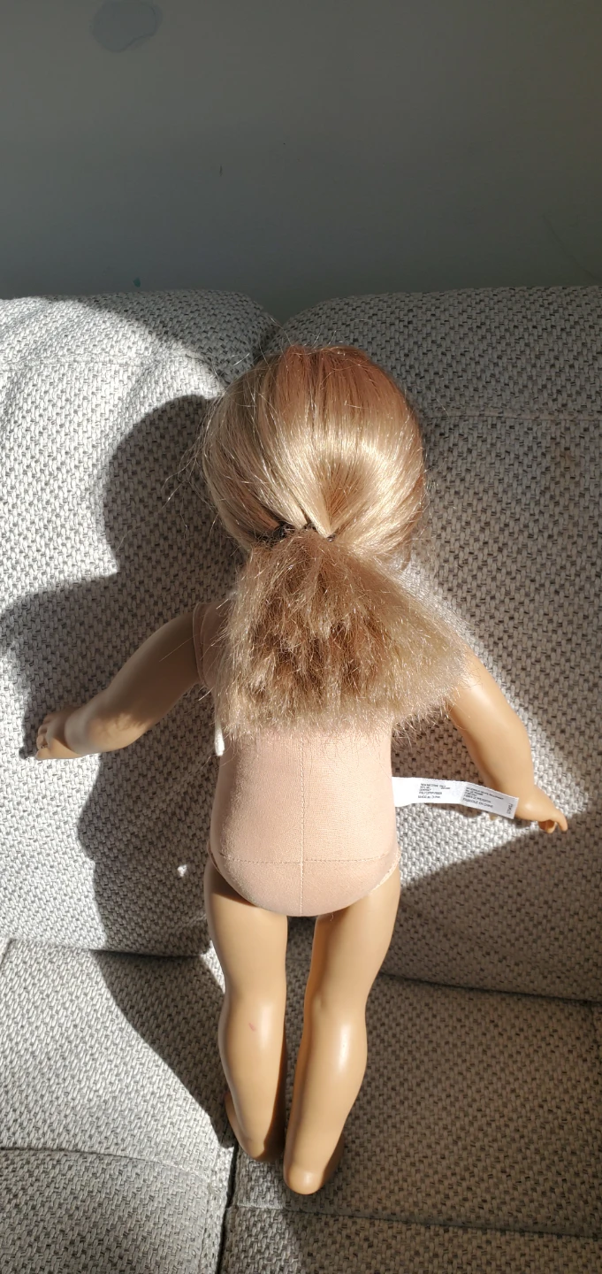 American Girl Doll Blonde Hair Green Eyes - photo 3