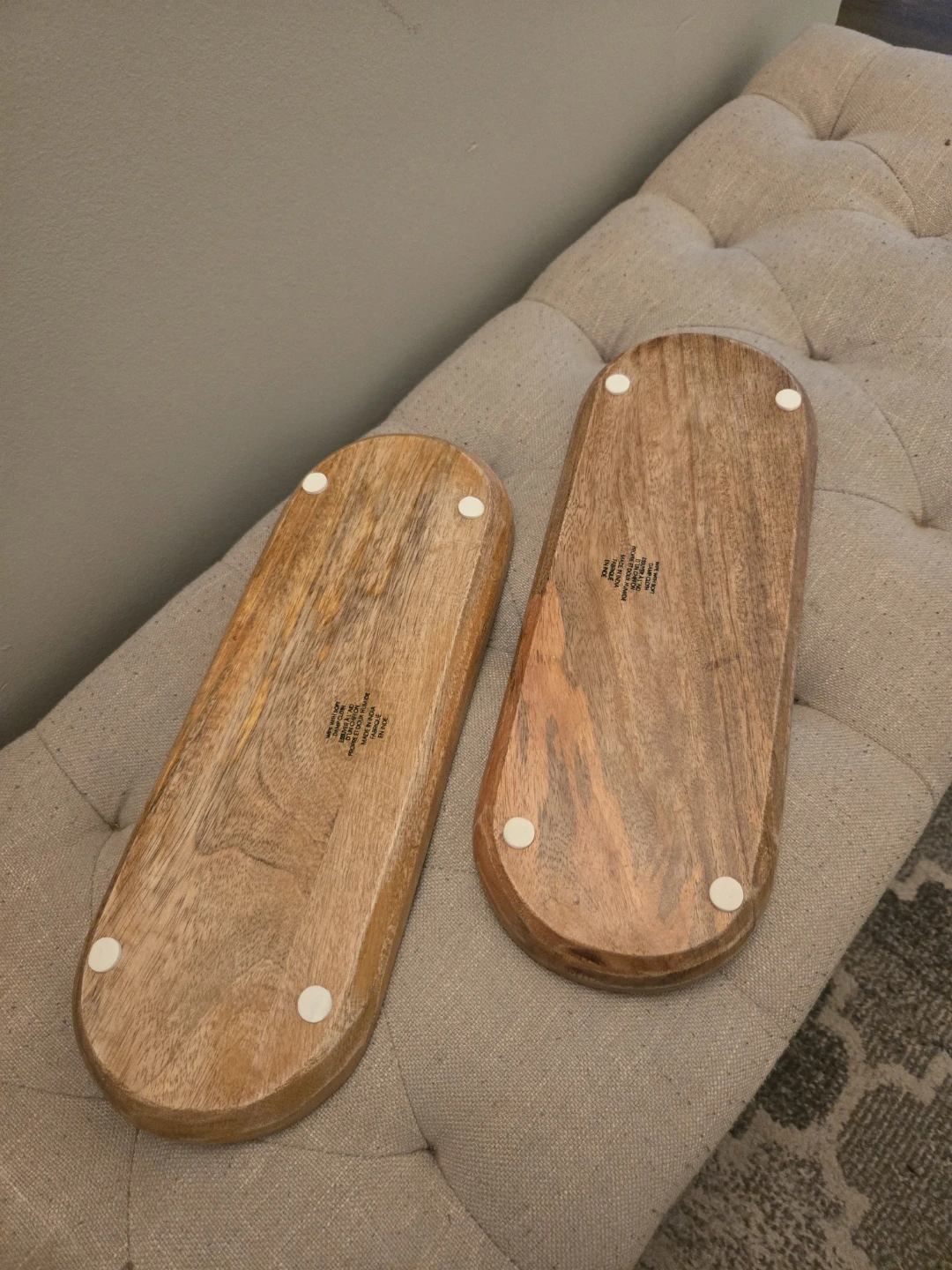 Vintage look Mango Wood Serving Trays 🌱 - photo 3
