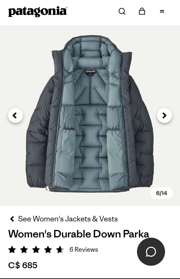 NWT Patagonia Women's Durable Down Parka - Small and medium - photo 3