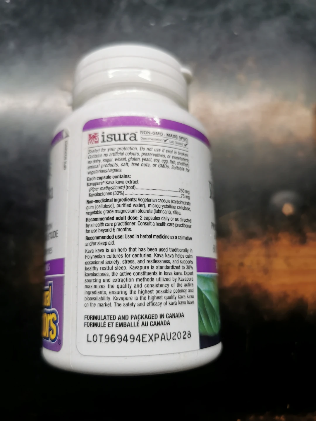 Natural Factors Stress-Relax Kava Kava 250 mg, 60 Capsules - photo 2