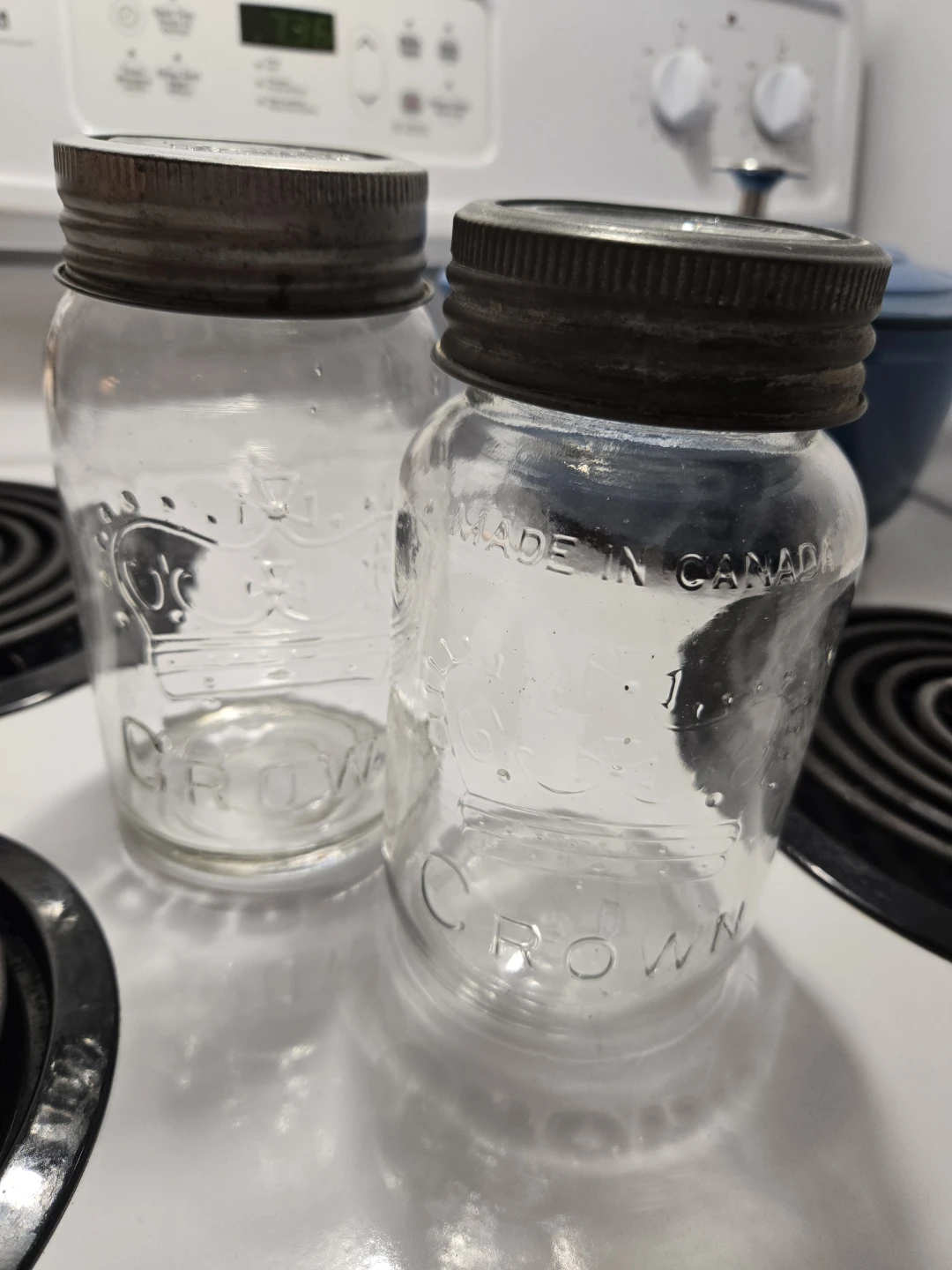 Crown Glass Jars - Made in Canada