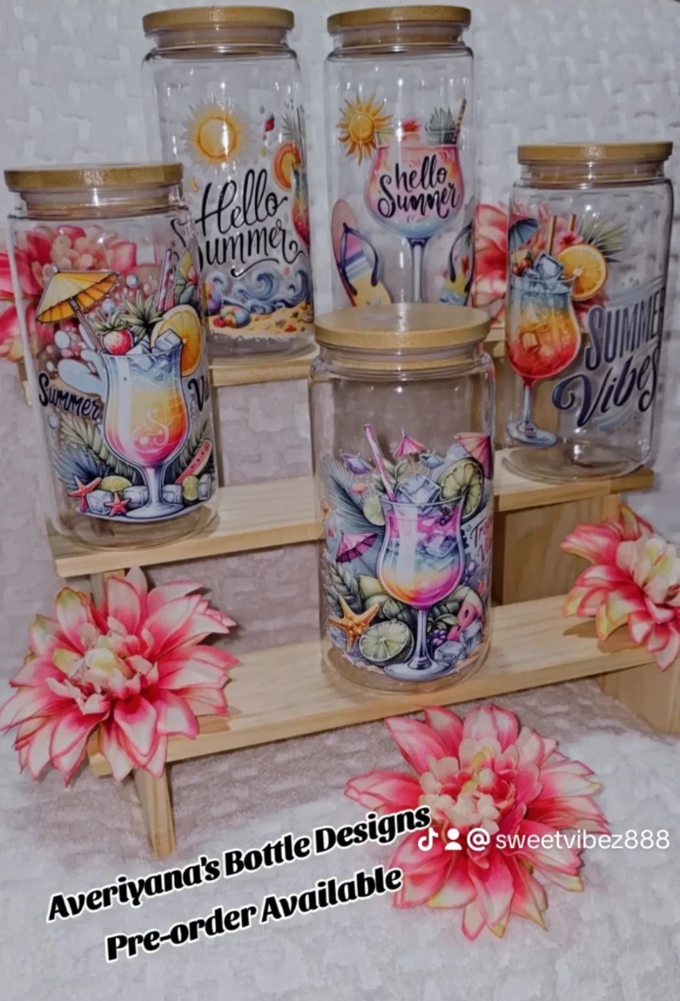 Averiyana's Bottle Designs Summer collection Tumblers