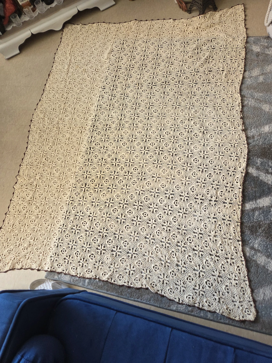 Handmade Crochet Table Cloth🌱