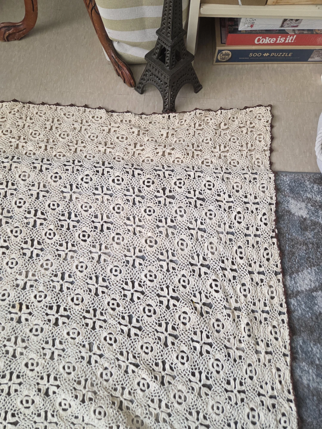Handmade Crochet Table Cloth🌱 - photo 3