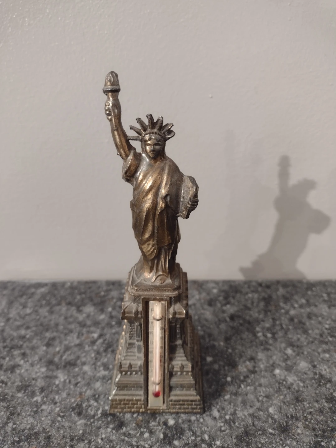 Statue of Liberty Thermometer Figurine