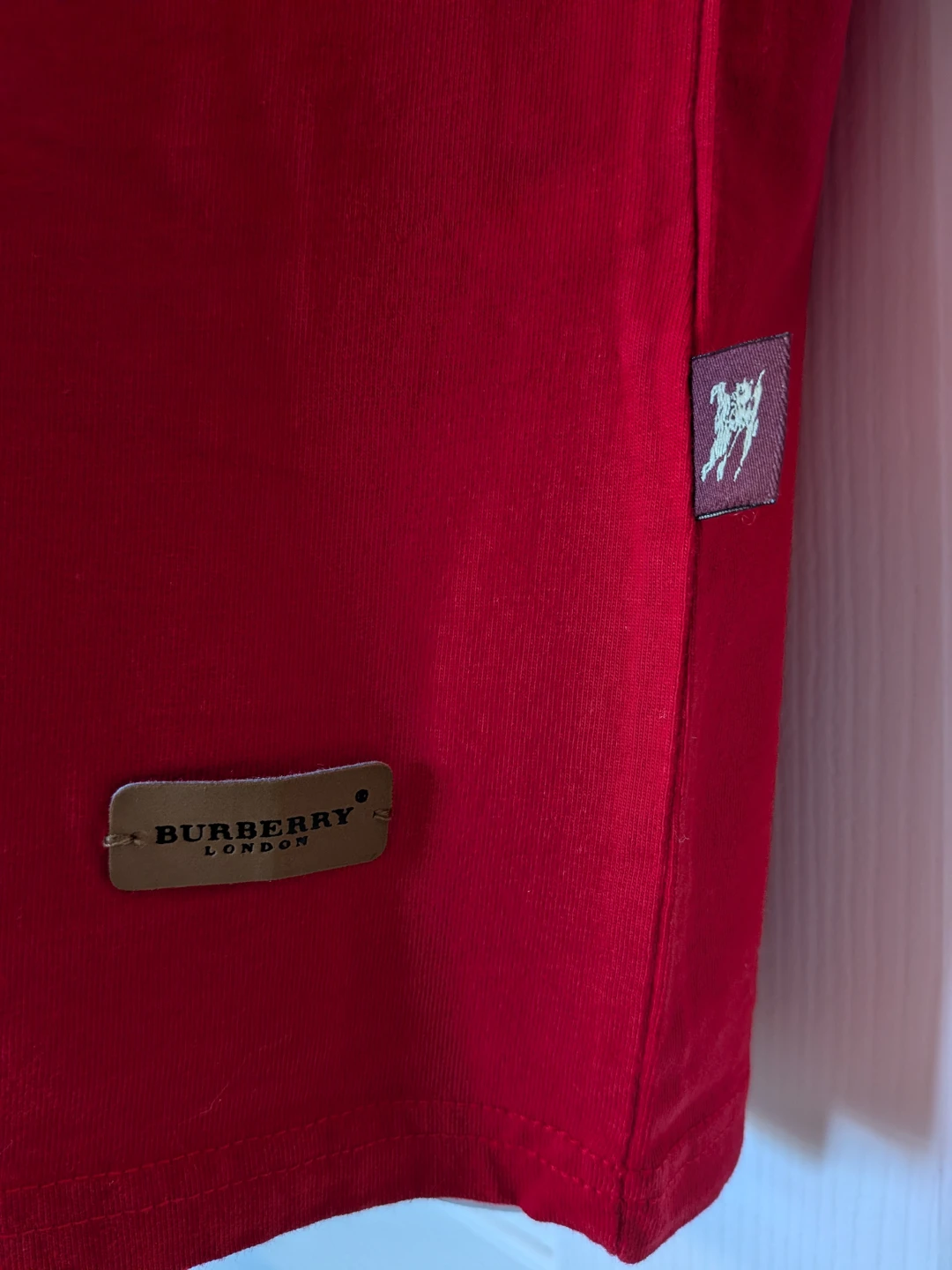 Burberry Red Long Sleeve Shirt - photo 3