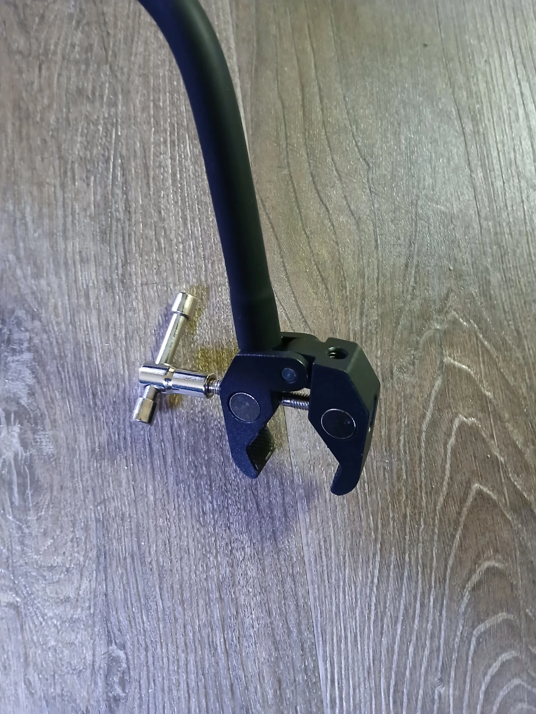 Black Flexible Gooseneck Tablet/Phone Holder with Clamp - photo 4