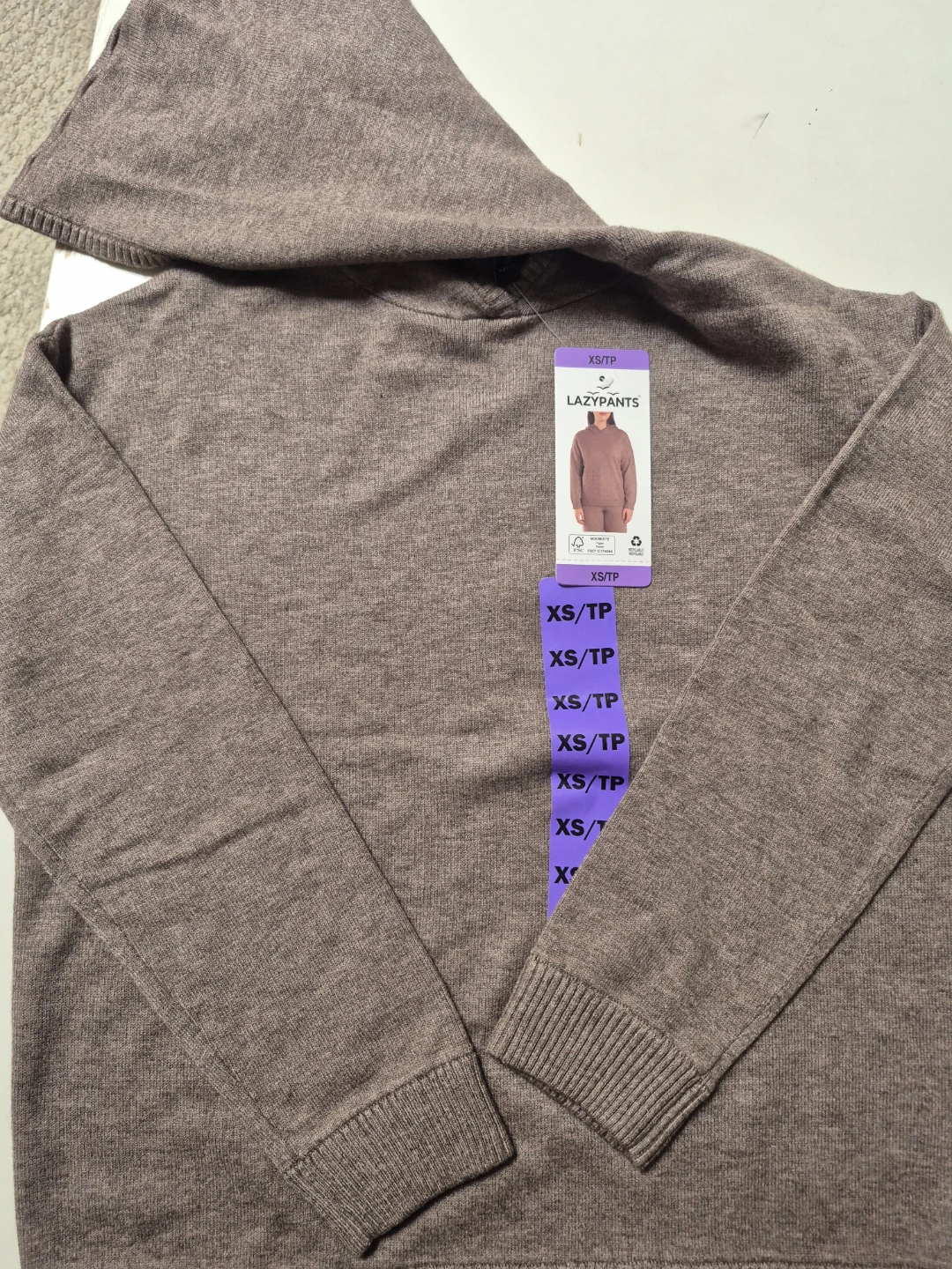 LazyPants Women's XS/TP Hoodie and Pants Set - photo 2