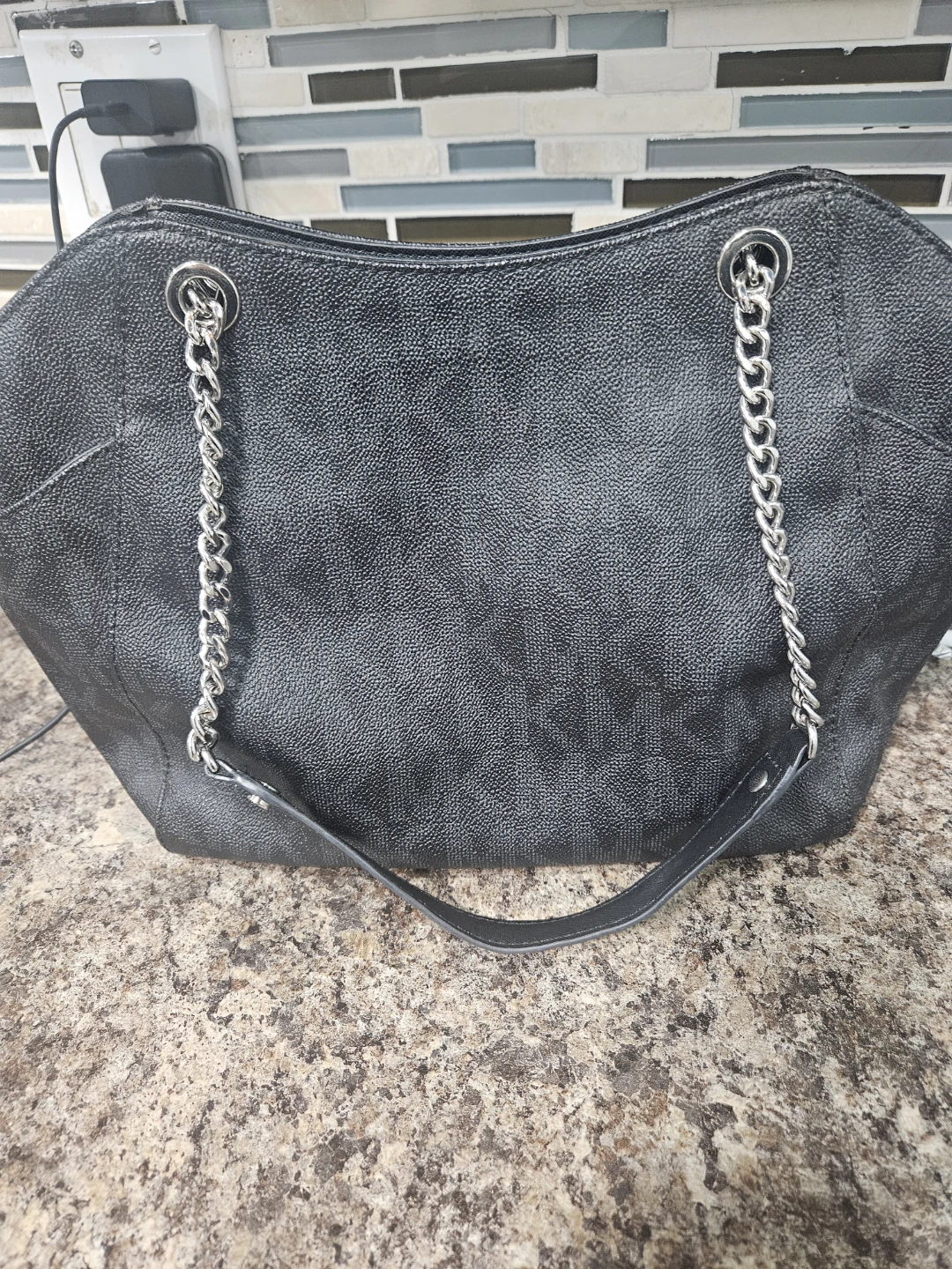 Michael Kors Black Monogram Tote Bag - photo 2