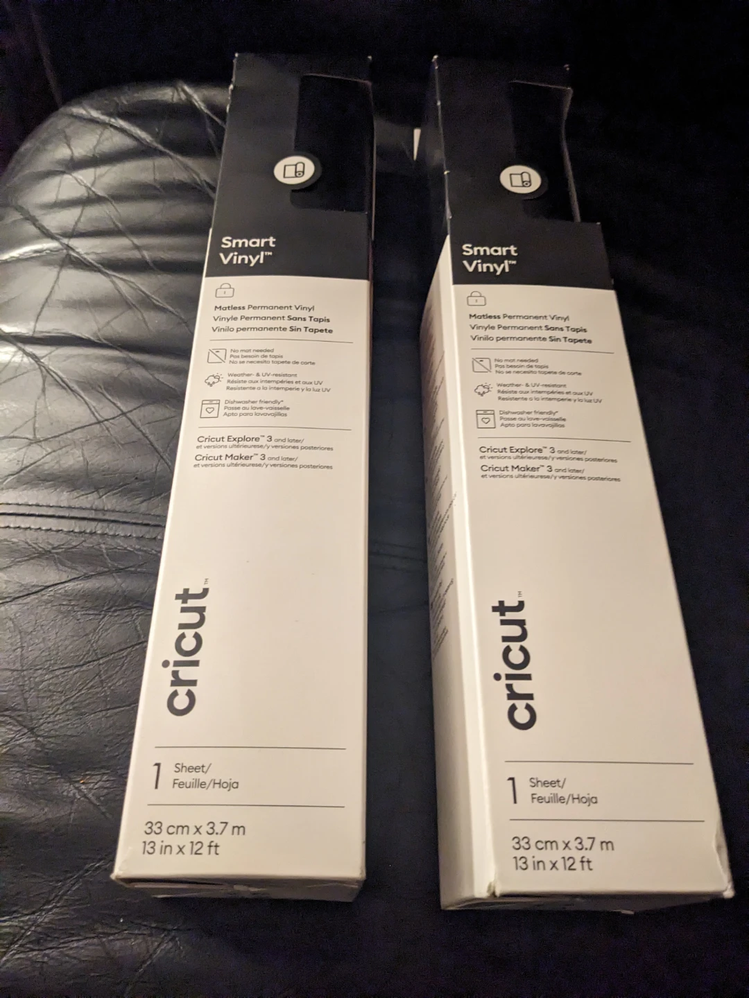 Cricut Smart Vinyl - Permanent, Black (2 pack) - photo 2