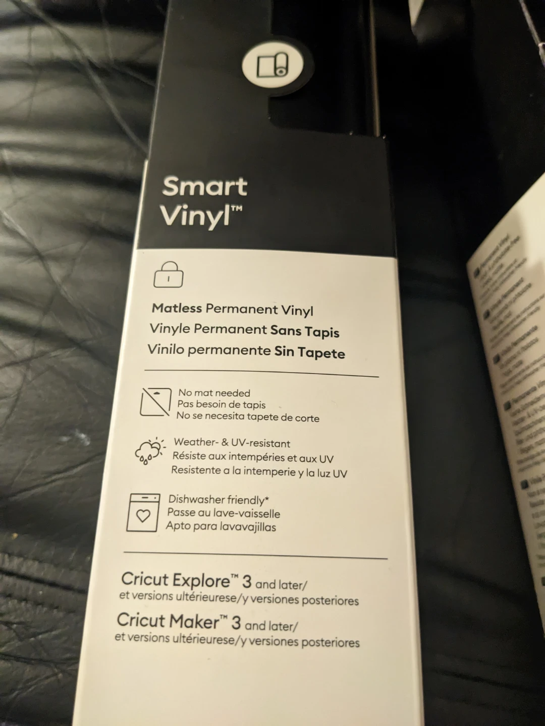 Cricut Smart Vinyl - Permanent, Black (2 pack) - photo 5