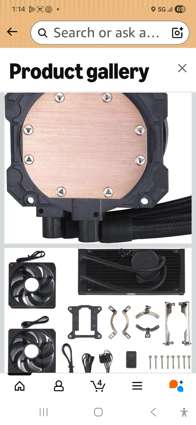 Cooler Master MasterLiquid ML240L RGB Liquid CPU Cooler - photo 2