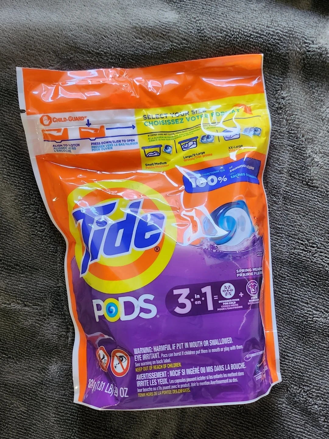 38 pacs, Tide Pods Spring Meadow Laundry Detergent Pacs