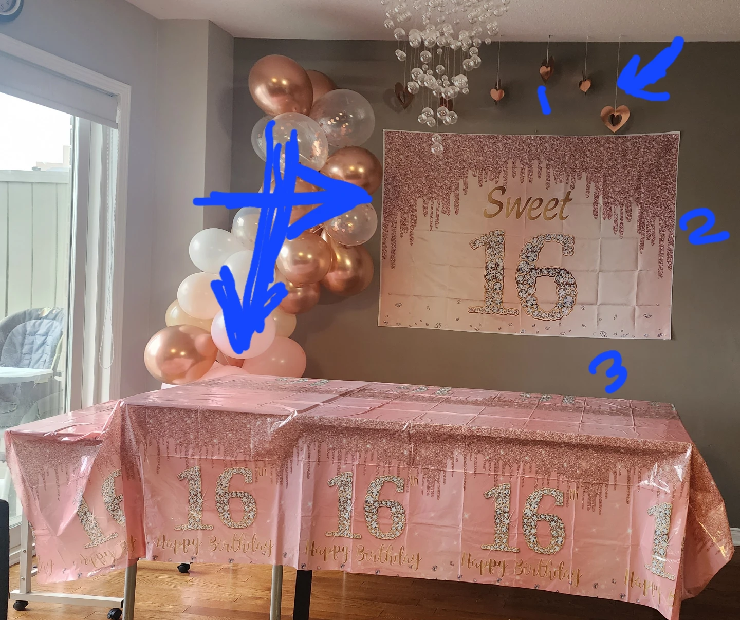 Sweet 16th birthday decorations for girls - photo 2