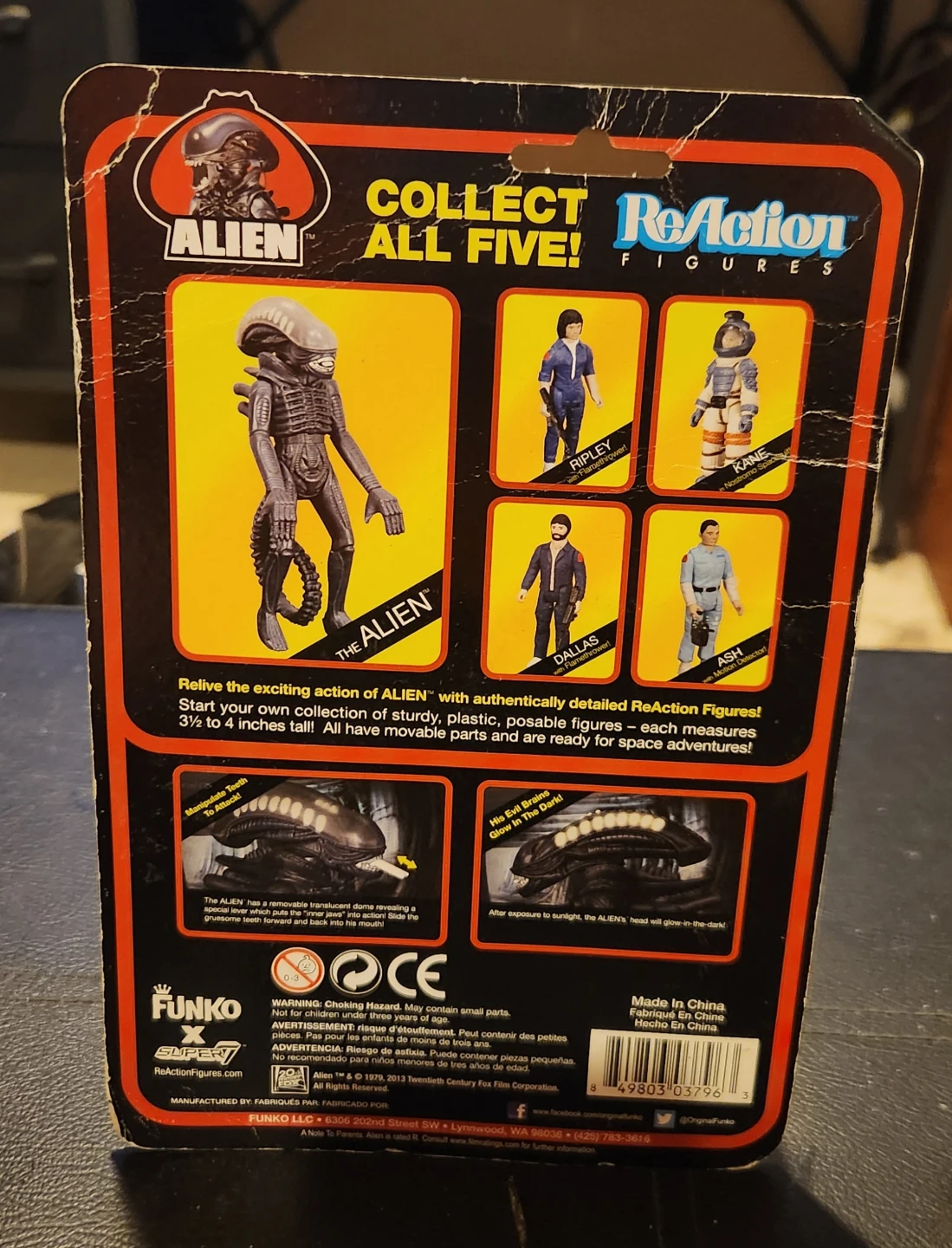 Alien ReAction Figure (2013) Sealed 🌱 - photo 3