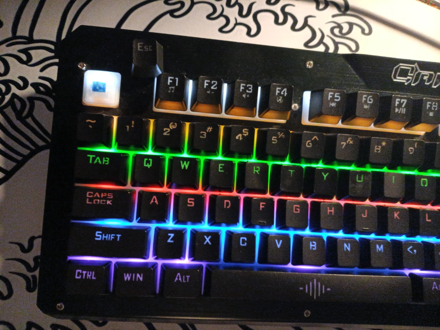 Gaming Keyboard with RGB Backlighting - photo 3