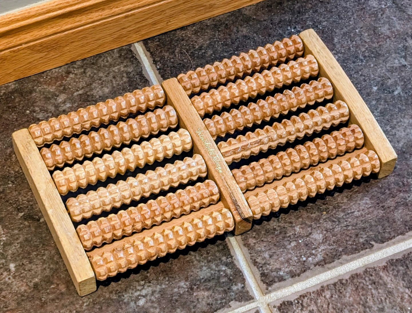 Wooden Foot Roller Massager