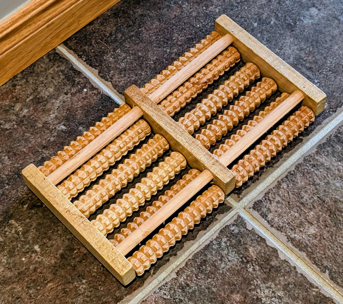 Wooden Foot Roller Massager - photo 2