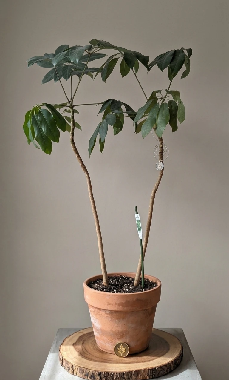 Schefflera Plant in Terracotta Pot