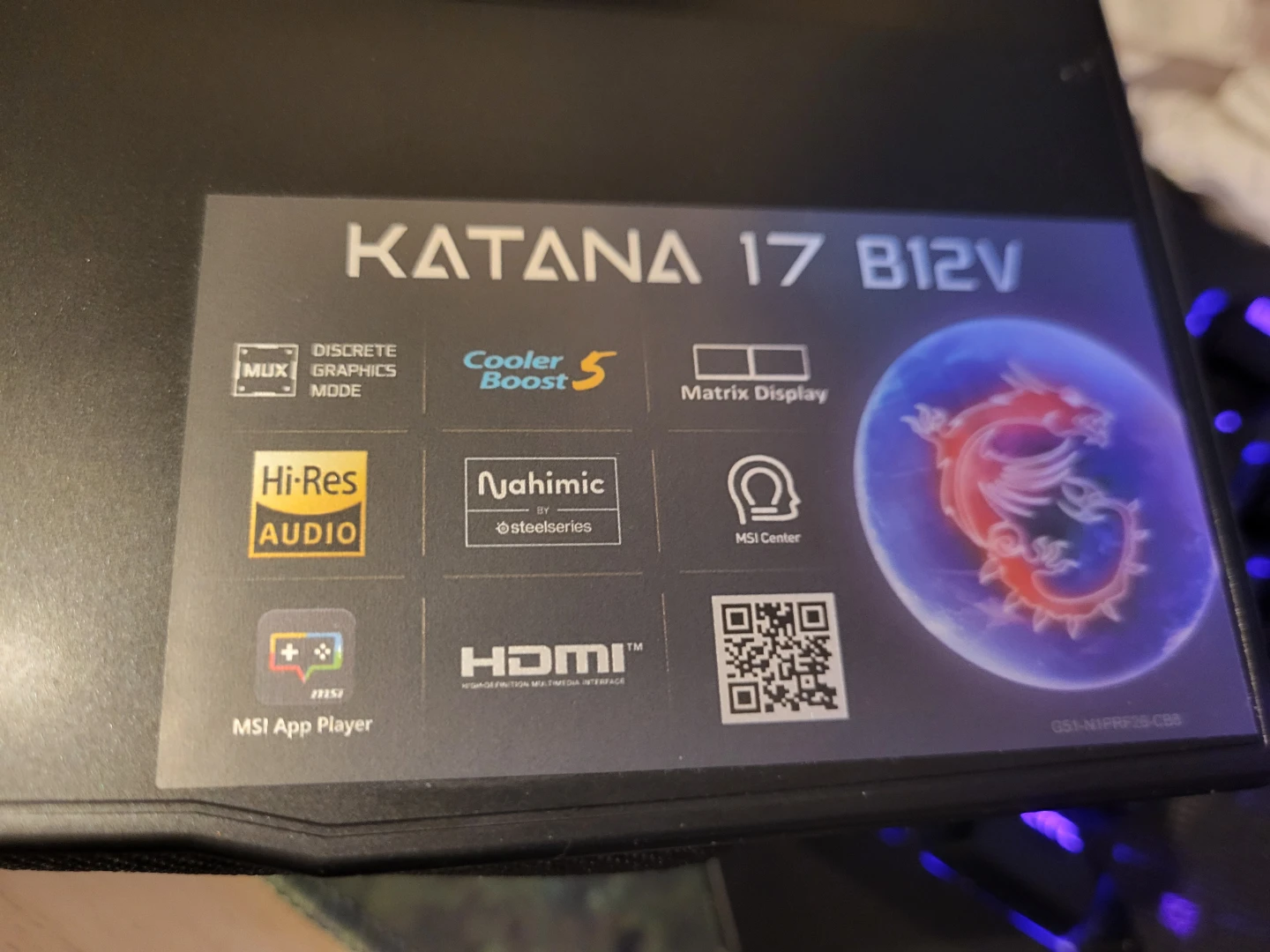 MSI Katana 17 B12V Laptop - photo 2